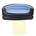 thumbnail image 2 of Inflatable Chair, Double  Design, PVC, Velvet, Portable, Air Couch with Contemporary Design, Indoor Living, Tent Camping, Outdoor Activities, Suitable for Couples or Friends, 2 of 7