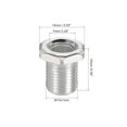 thumbnail image 2 of Unique Bargains 15mm Long Pipe Hexagon Countersunk Flat Head M10 Thread Lamp Rod 10 Pack, 2 of 5