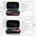 thumbnail image 4 of aMagisn AC03 Étui pour Appareil Photo de Sport Sac de Rangement Portable pour Appareil Photo avec Design Semi-Ouvert Organisateur Intérieur Détachable Sac de Protection avec Sangles Compatible avec Insta 360 Ace, 4 of 9