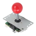 thumbnail image 3 of Manette de Jeu Arcade Joystick Bricolage Jeu d'Arcade Bâton de Combat Pièces de Rechange Broche Carte de Circuit avec Tête à Bille Rouge, 3 of 14