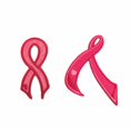 thumbnail image 1 of Pink Breast Cancer Awareness Ribbon Self Adhesive Iron On Patch Embroidery Heart, 1 of 1