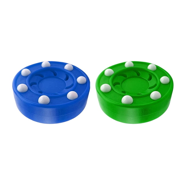 2Pieces 7.5x2.5cm Roller Hockey Puck Standard Wheel Pucks Training Slider