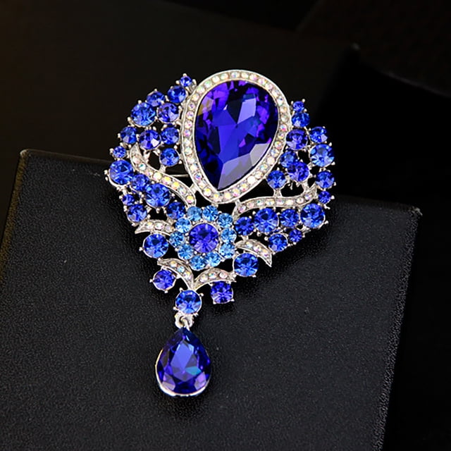 Heliisoer European And American Luxury Banquet Jewelry Drop Brooch
