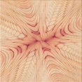 thumbnail image 1 of Ahgly Company Tapis d'Intérieur Lavables en Machine, Carré Pastel Transitionnel Orange, Carré de 5', 1 of 7