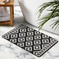 thumbnail image 3 of Upgrade to Elegance with our 20x32in Non-Slip Tribal Style Bath Rug Runner - Luxury Microfiber Bathroom Rugs, Machine Washable. Perfect for Your Tub and Shower Floor!, 3 of 5