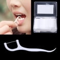 thumbnail image 2 of 1/5 Box 50Pcs Dental Cleaning Floss Picks Oral Care Teeth Toothpicks Sticks, 2 of 10