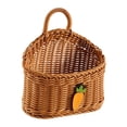 thumbnail image 1 of Home Textile Storage Hanging Woven Wall Shelf Storage with Handle for Home and Living Room Organization Decorative for Everyday Use, 1 of 4