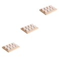 thumbnail image 1 of kurtrusly Wood Earring Card Holder w/ Tray Jewelry Display for Accessory 8 Pair Cream 3Set, 1 of 6