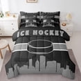 thumbnail image 1 of YST Sports-Themed 7-Piece Comforter Set, Twin, Baseball, Black Pink, 1 of 4