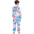 thumbnail image 4 of Combinaisons de Nuit pour Enfants à Capuche en Flanelle - Pyjama une Pièce pour Garçons et Filles, Vêtement de Nuit, Robe de Chambre pour Enfant, 4-8 Ans, 4 of 5