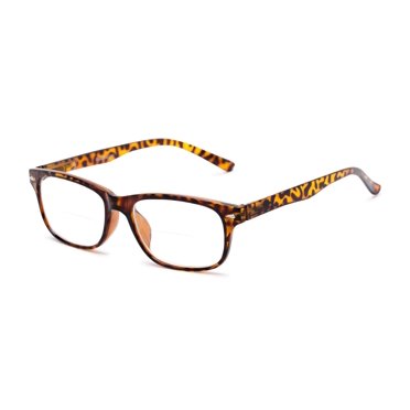Readers.com Reading Glasses: The Williamsburg Bifocal square Style for Men and Women