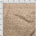 thumbnail image 3 of oneOone Georgette Viscose Light Brown Fabric Abstract Sewing Material Print Fabric By The Yard 42 Inch Wide, 3 of 4