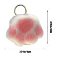 thumbnail image 4 of Yhmxh Colorful Plush Keychain-Cute Stuff Pendant Paw Pad Keyring Keychain Gift for Handbag,Purse,Backpack,Car Keys, 4 of 7