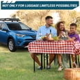 thumbnail image 4 of BeesClover Panier de Chargement Universel pour Porte-Bagages de Toit 64 Pouces x 39 Pouces – Porte-Bagages de Camion VUS Robuste Capacité 200 LB avec Rallonge, Conception Anti-Salissures et Pinces à Installation Rapide pour Voitures, Camions, VUS, Fourgonnettes, 4 of 7