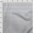 thumbnail image 2 of oneOone Tissu Popeline Sergé Coton Bio Chevron Ikat Imprimé au Mètre 42 Pouces de Large, 2 of 4