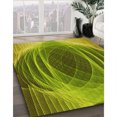 thumbnail image 3 of Ahgly Tapis Rectangulaire Lavable en Machine Intérieur Transitionnel Vert Pistache, 5 Pieds x 7 Pieds, 3 of 7