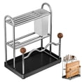 thumbnail image 4 of Stainless Steel Kitchen Cutting Board Storage Rack for Efficient Organization and Space Saving, 4 of 5