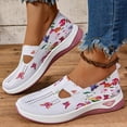 thumbnail image 3 of Womens Butterfly Orthopedic Wedge Walking Shoes Spring Autumn Comfortable Slip on Non-Slip Work Sneakers, 3 of 8
