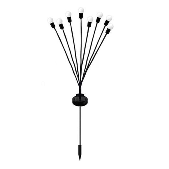 8LED Solar Powered Garden Firefly Lights Solar Lights Outdoor Swaying Solar Firefly Lights Firefly Garden Lights For Path Outdoor Decorative Lights