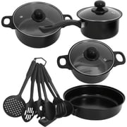 Bamboohart Pots And Pans Set Non Stick  13pcs Kitchen Cookware Induction Compatible  Pot And Pan Sets for Cooking Nonstick