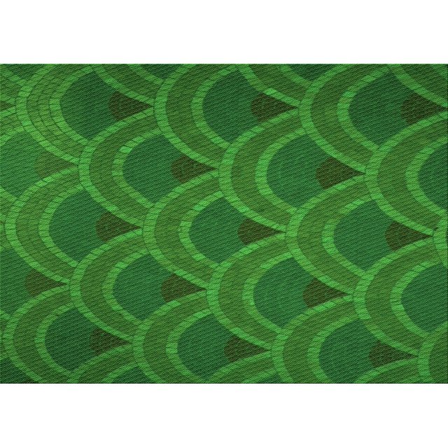 Ahgly Tapis Rectangulaire Lavable en Machine Intérieur Vert Émeraude Profond, 5 Pieds x 8 Pieds