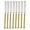 Gold-1, variant on Milaget Set of 8 Metal Electric Guitar Double Coil Pickup Clamp Screws + Gold Gold-1