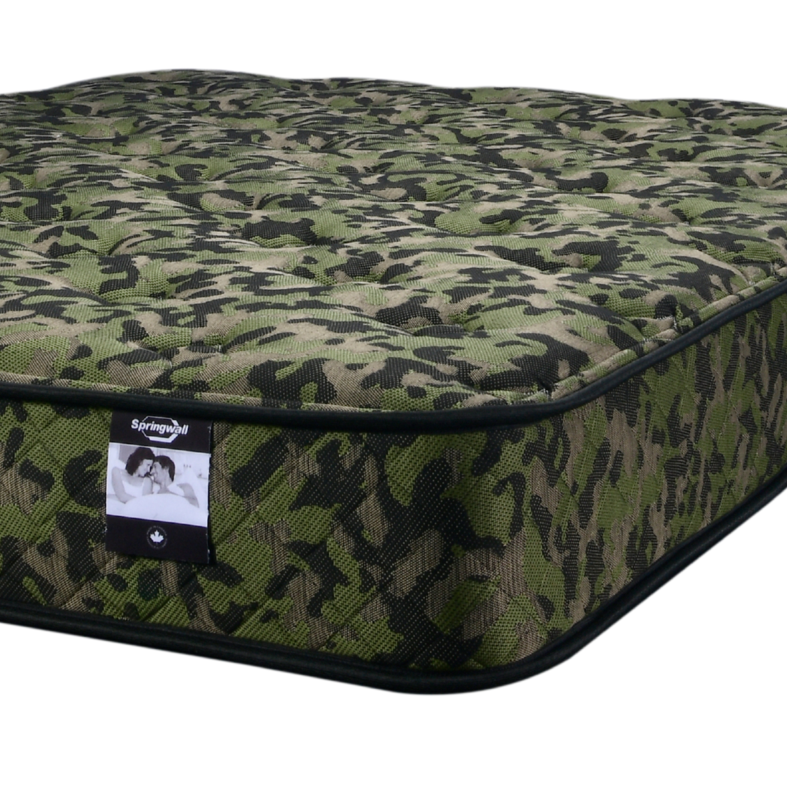 Matelas à ressorts ensachés Twin CAMO 9 po, ferme et réversible