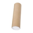 thumbnail image 3 of veasfak Poster Tube Cardboard Inner Dia 6cm Round with Caps Packing Tubes Long Cardboard 40cm, 3 of 9