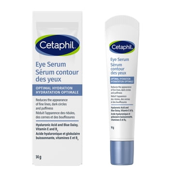 Cetaphil Optimal Hydration Eye Serum for Wrinkles, Dark Circles and Puffiness | Made with Hyaluronic Acid | 48hr Hydration | For Sensitive, Dry and Dehydrated Skin