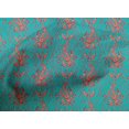 thumbnail image 4 of oneOone Cotton Poplin Fabric Leaves Block Print Fabric By Yard 42 Inch Wide, 4 of 4