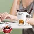 thumbnail image 1 of Ceramic Chocolate Fondue Pot | Cheese & Candle Melting Stove | 2-Cup Capacity, 1 of 1
