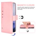thumbnail image 3 of OnePlus 7 Pro Case, iCoverCase Genuine Leather Wallet Case Slim Fit Folio Book Design with Stand and Card Slots Flip Case Cover for OnePlus 7 Pro (Pink), 3 of 5