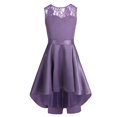 thumbnail image 1 of AAMILIFE Robe Princesse Sans Manches pour Filles en Dentelle Florale et Tulle pour Mariée, Mariage, Bal, Fête, Tenue de Cérémonie, 1 of 5
