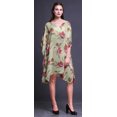 thumbnail image 3 of Bimba Caftan Court Aquarelle Robe Midi Plage Maillot de Bain par-Dessus WomensKaftan-S-L, 3 of 5