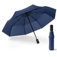 thumbnail image 2 of SuoKom Compact Fully Automatic Travel Umbrella Wind and Umbrella Protection Umbrella Men & Women Umbrellas, 2 of 5