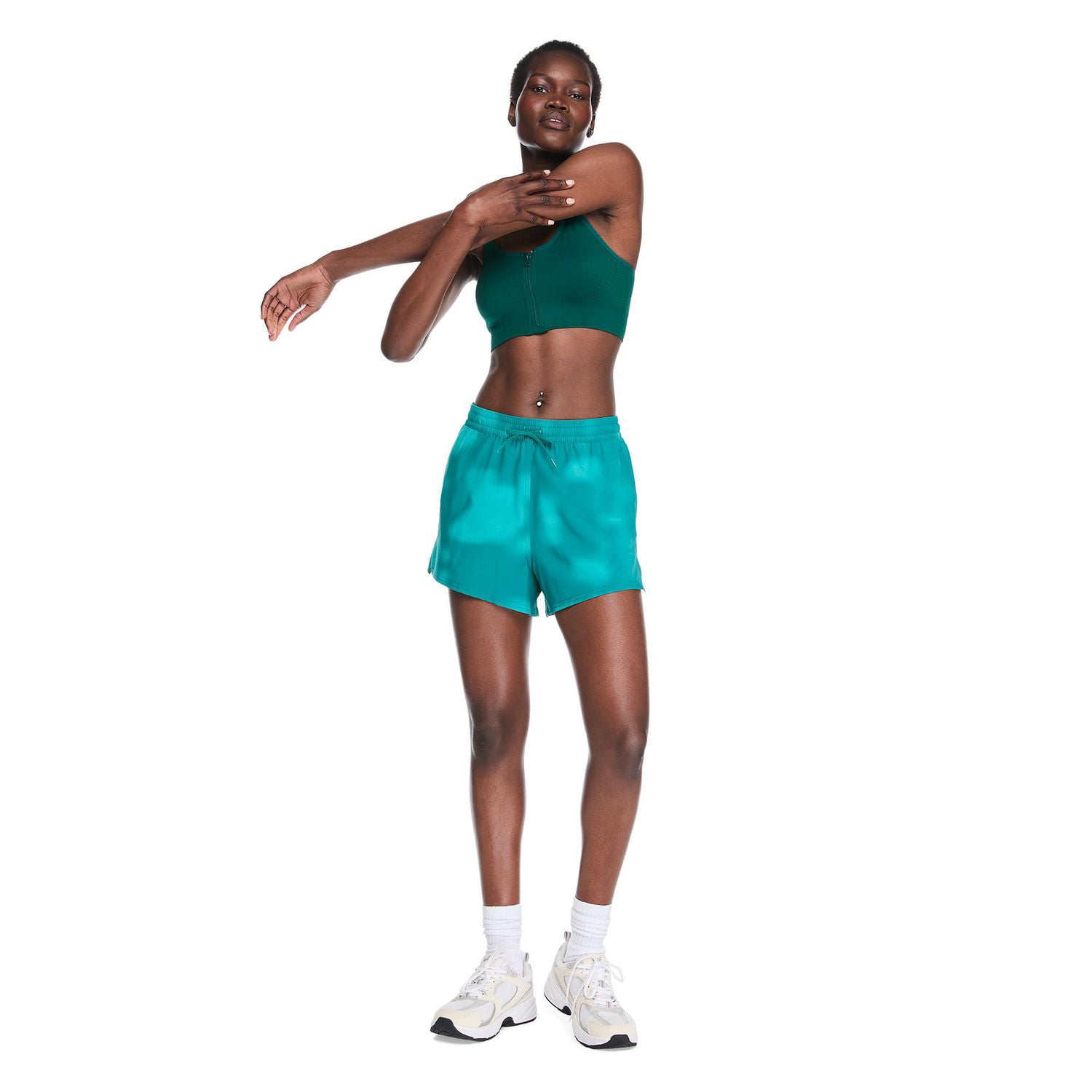 Short tissé imprimé Athletic Works pour femmes