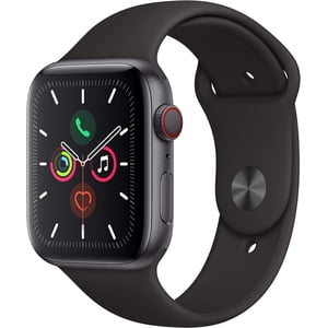 Rénovés Apple montre Series 5 Aluminium 44mm A2093 (GPS Seulement, pas de cellules) Space Gris (grade B)