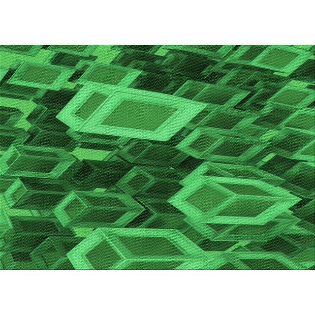 Ahgly Tapis Rectangulaire Lavable en Machine Intérieur Vert Émeraude Profond, 2 Pieds x 4 Pieds