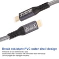thumbnail image 4 of USB C Fast Charging Cable, 240W 20Gbps  3 4K 60Hz Video Data Transfer Cord Compatible with  20 S21 S20 S10 IOS Phone 15 Plus Pro EliteDisplay, 4 of 7