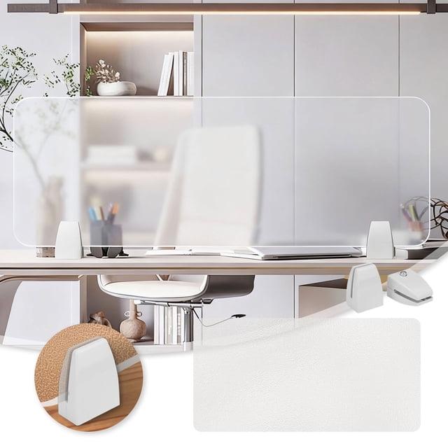 WIFKLSIIPG PracticalPractical Soundproof Acrylic for Freestanding Acoustic Partition Wall for Noise Reduction Ideal for and Workspace Separation
