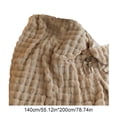thumbnail image 3 of Double-Sided Velvet Fleece Blanket | All-Season Soft & Warm Throw | 55x79 Inches | Solid Colors for Bed, Couch, School Nap & Travel | Machine Washable, 3 of 7