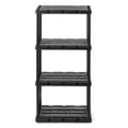 thumbnail image 3 of Gracious Living 4 Shelf Knect-A-Shelf Solid Light Duty Storage Unit, 3 Pack, 3 of 12