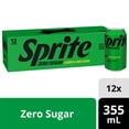 thumbnail image 1 of Sprite Zero Sugar Lemon-Lime Soda Pop Cans, 355 mL, 12 Pack, 1 of 8