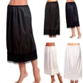thumbnail image 4 of MesaSe Jupon Demi-Long en Dentelle pour Femmes sous Robe Jupe Longue Taille, 4 of 5