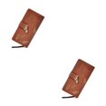 thumbnail image 2 of Decodeary Convenient And Stylish Women Wallet Practical PU Leather Wallet With Unique coffee 2Set, 2 of 6