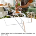 thumbnail image 4 of Foldable Waste Sorting Bin, Iron Wire Frame Trash Rack with 2 Garbage Bags Portable Fold Up Trash Bag Holder for Home Kitchen, Laundry, Outdoor Camping, Gardening, Parties, 4 of 7