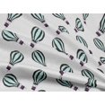 thumbnail image 5 of oneOone Rayon Aquamarine Fabric Travel Craft Projects Decor Fabric Printed By The Yard 56 Inch Wide, 5 of 5