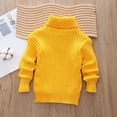 thumbnail image 4 of RXIRUCGD Chandail Ample pour Enfants 1-12 Ans avec Col, Manches Longues, Col Rond, Haut/chemise ( Jaune, Taille : 1-2 Ans ), 4 of 9
