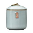 thumbnail image 1 of Luzkey Ceramic Tea Storage Jar Container Case Table Centerpiece Tank Home Decor Tea Canister with Airtight Lid for Candy Nuts Pantry White, 1 of 8