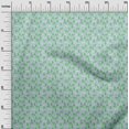 thumbnail image 3 of oneOone Rayon Light Blue Fabric Animal Sewing Material Print Fabric By The Yard 56 Inch Wide, 3 of 5